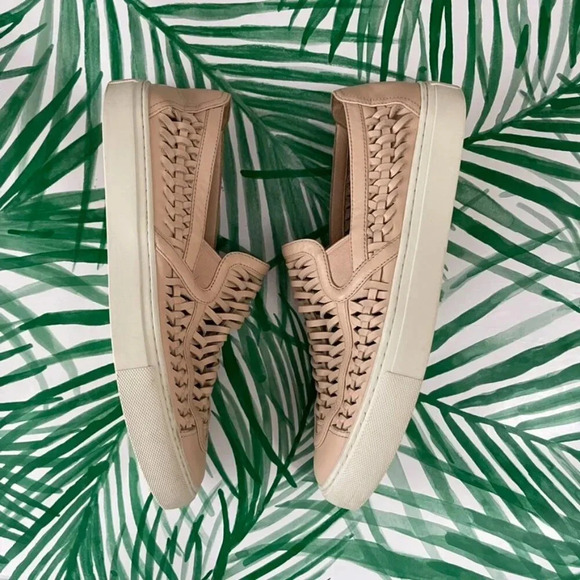 Tory Burch Huarache 2 Slip On Leather Sneakers in Blush Size 9 - Picture 8 of 8